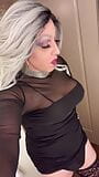 Trans crossdresser bogini marilyn Loversdym buta fetysz palenia dokuczać snapshot 1