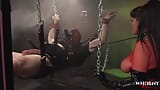 WHORNY FILMS Big Natural Tits Femdom Riding A Big Cock On A Swing snapshot 3