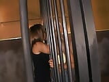 Hot pussy licking bitches fucking dildo on bench in the cell snapshot 3