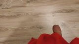 Cumshot in gf's Pantyhose, dress and heels snapshot 8