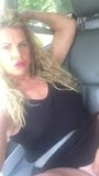 Jersey Wife Cums in back of Uber snapshot 7