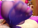 Purple pantyhose snapshot 2