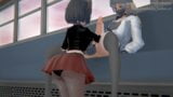 Thicc and short Succubus - Sex on the train with Femboy snapshot 2