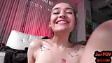 POV hairypussy amateur babe BWC pussynailed after sucking snapshot 9