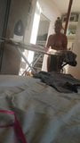 Topless ironing snapshot 2