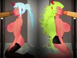 SDT Double Gloryhole- Scanty and Kneesocks snapshot 16