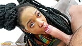 African casting - chica black city chupando productor de bwc para un trabajo snapshot 20