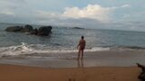 Indian twink nude in public on the beach snapshot 2