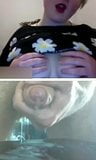 Chat Roulette - Jerk Off On Her Puffy Tits snapshot 9