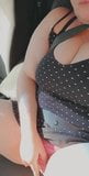 WEAR CROTCHLESS PANTIES IN CAR snapshot 3