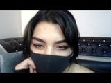 Pretty Muslim camgirl from Kyrgyzsstan shows tits snapshot 11