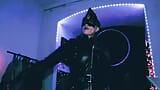 Mistress eva - lateksowa pełna skórzana fetysz, buty, mundur dominatrix, bdsm, supeł, gorąca milf snapshot 6