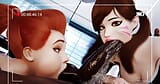 Overwatch Dva глубоко заглатывает черный член, огромный камшот, Brigitte сосет большие яйца snapshot 11