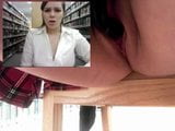 Masturbating  And Squirting In A Library snapshot 3