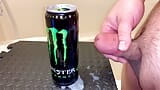 Small Penis Shooting a Load On An Empty Monster s Can - Hard Cumshot snapshot 10