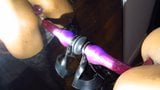 Dp butt plug e cazzo dildo dalla dea kinky ebano sheridan snapshot 5