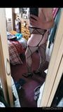 Crossdressing in lingerie, wig and heels xxx snapshot 9