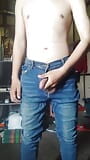 Wearing jeans with a jerk like a fin snapshot 3