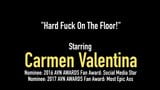 Face Fucked Carmen Valentina Gets Pussy Pounded On Floor! snapshot 1