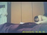 Married asian Korean couple doing his lover at hotel snapshot 3