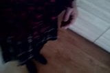 I in skirt and pantyhose. Ja v suknicke a silonkach. snapshot 1