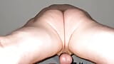 My Bosses Sexy Milf BBW Wife Moaning and Cumming as Viewed From Down Under - Close up COCK PUSSY and ASS snapshot 9