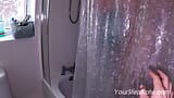 LUCKY STEPSON GETS A SURPRISE BLOWJOB AFTER SHOWER snapshot 2