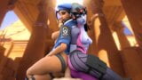 Ana Amari et Widowmaker se frottent les fesses snapshot 3