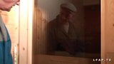 Libertine francaise sodomisee dans un sauna avec Papy snapshot 5