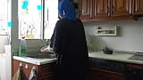 Muslim wife is fucked hard while doing the dishes snapshot 15