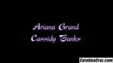 舐めるライセンス-ariana grandとcassidy bank-リアルレズビアン snapshot 1