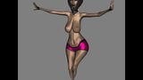 Belly Dancer CGI 3D snapshot 9