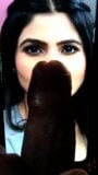 News Anchor Rubika Liyaqat Cum Shot & Spit Tribute snapshot 6