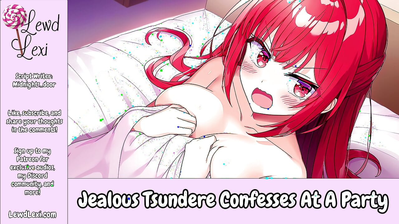 Jealous Tsundere Confesses At A Party – Erotic Audio For Men