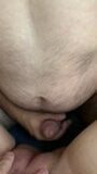 Beating my dick over my hairy pussy snapshot 8