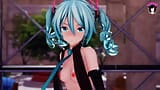 可爱的 Miku - 树莓舞蹈（3D 成人动漫） snapshot 7