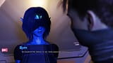 Projekt Passion - Cyberpunk Alien à forte poitrine se fait enculer et reçoit un creampie anal dans l’espace snapshot 3