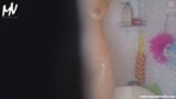 MarVal - Spying Big Saggy Tits Wife How She Take A Shower snapshot 2