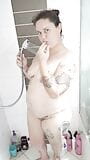 sexywifedd fucking her new tentacle dildo in the shower snapshot 1