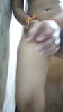 Desi Indian girlfriend making fingring and video call in washroom snapshot 10