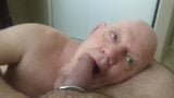 Lovely bald grandpa worships cock (5) snapshot 8