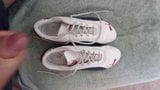Wanking and cumming on my old sneakers snapshot 4