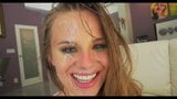 Jillian Janson takes a huge facial snapshot 10