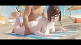 Mei in a Tiny Bikini Gets Prone Boned on the Beach snapshot 16