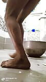 Desi Boy Bathroom Shower Enjoy Masturbation and Ass Fingring snapshot 11