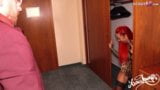 Cumnat german sedus în fața unei adolescente roșcate germane snapshot 3