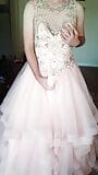 Wearing and enjoying a gorgeous pink quinceanera gown snapshot 8