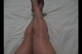 crossdresser pantyhose on bed 003 snapshot 10