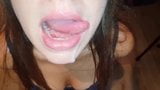 Big load of cum in whore's mouth snapshot 9