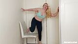 Hanging wedgie off a door snapshot 8